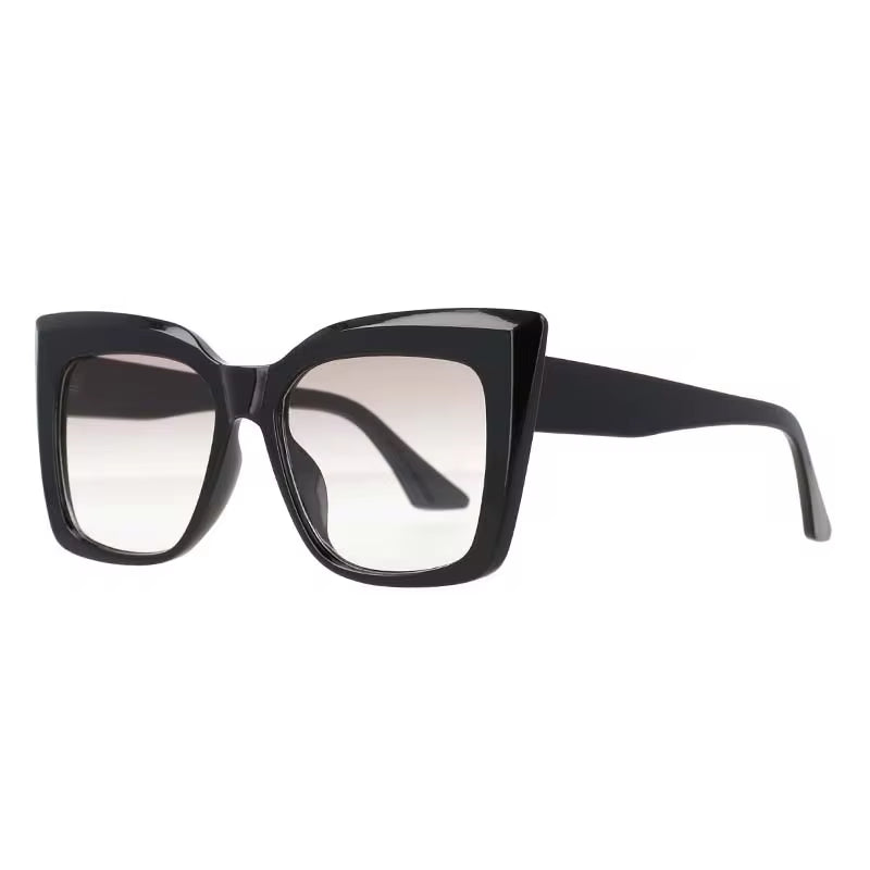 53288 Square Oversized Cat Eye Sunglasses Fashion Women Brand Design Shades Uv400 Vintage Glasses