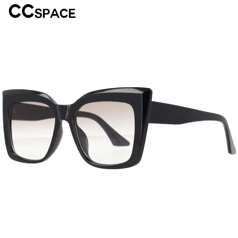 53288 Square Oversized Cat Eye Sunglasses Fashion Women Brand Design Shades Uv400 Vintage Glasses