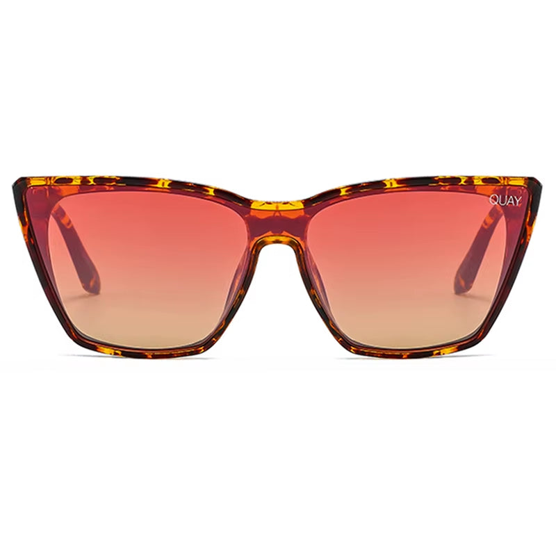 Quay Brand Design Cat Eye Sunglasses Women Fashion Sunglasses Female Vintage Mirror Sunglasses Cateye Feminino Oculos UV400